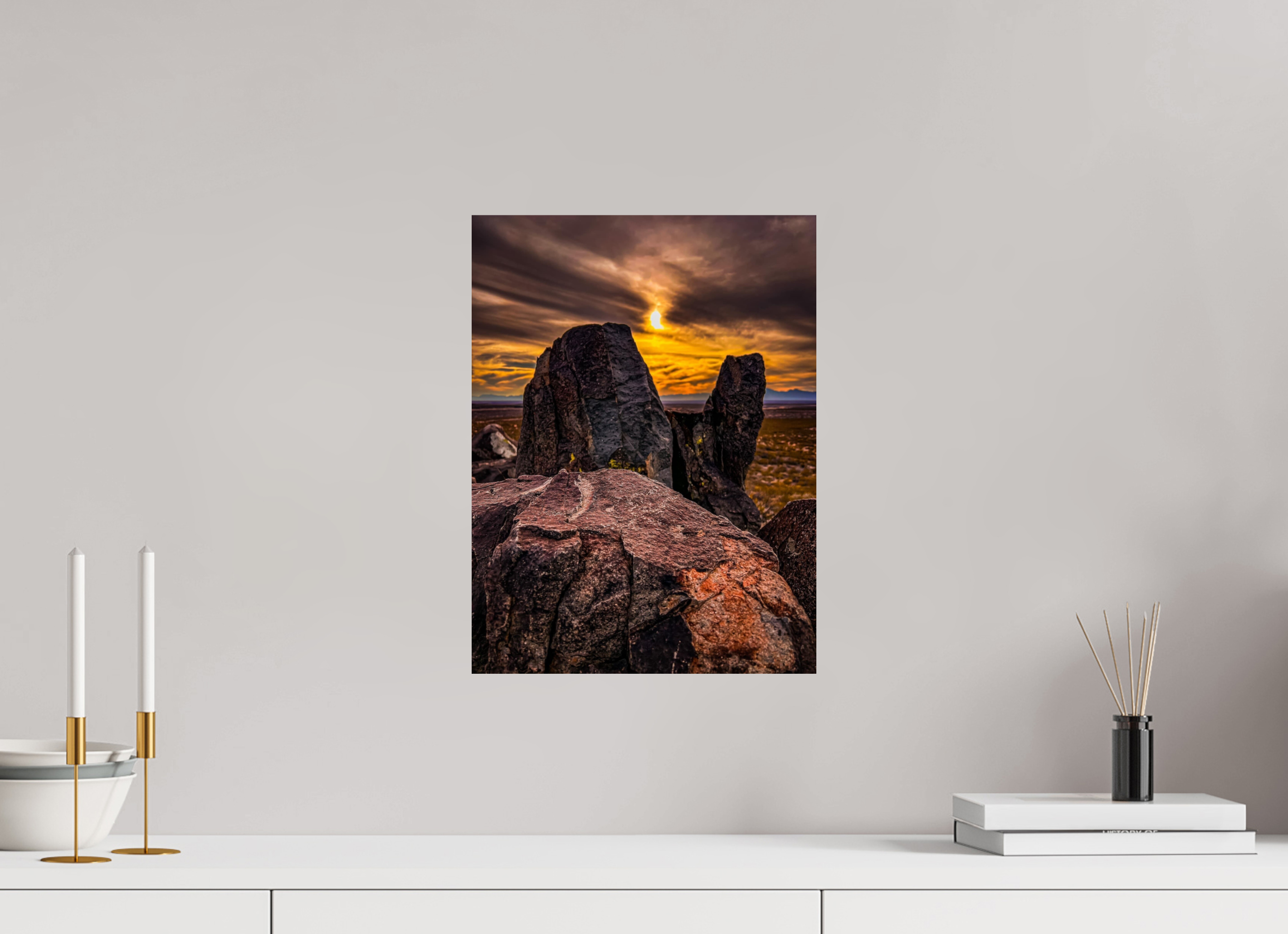 12 x 16″, Photo Print On Fuji Crystal DP II Three Rivers Petroglyphs