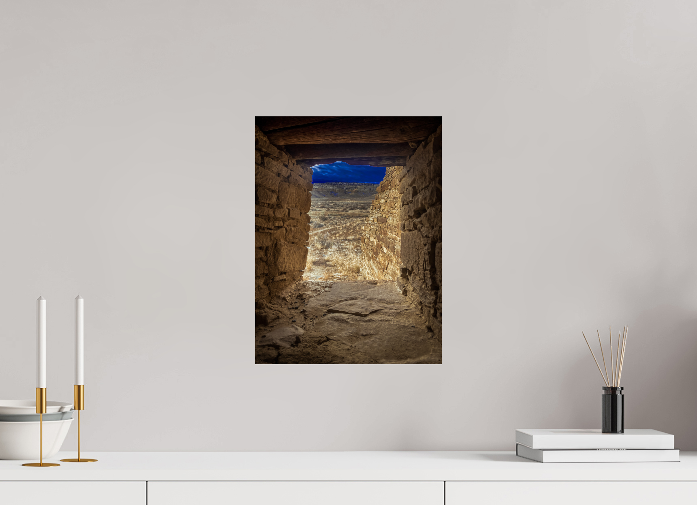 12 x 16″, Photo Print On Fuji Crystal DP II Chaco Canyon Window