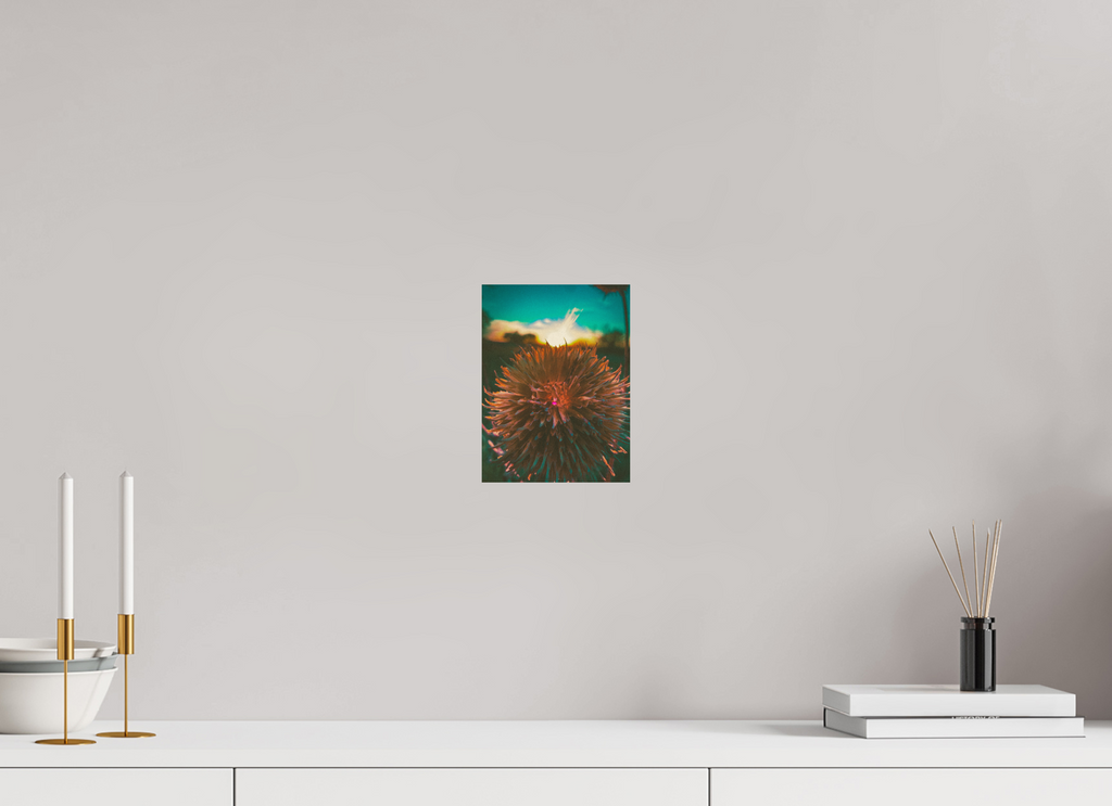 6 x 8″, Photo Print On Fuji Crystal DP II Sunset Sunflower