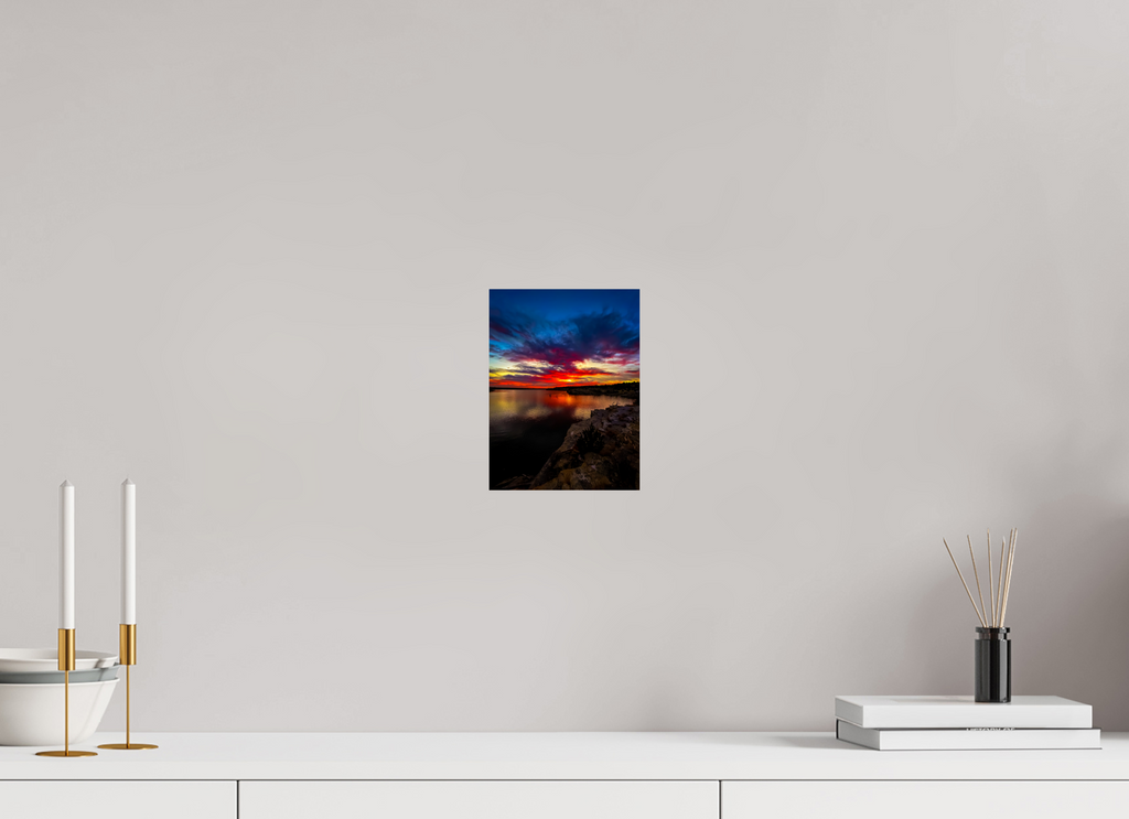 6 x 8″, Photo Print On Fuji Crystal DP II Clayton Sunset
