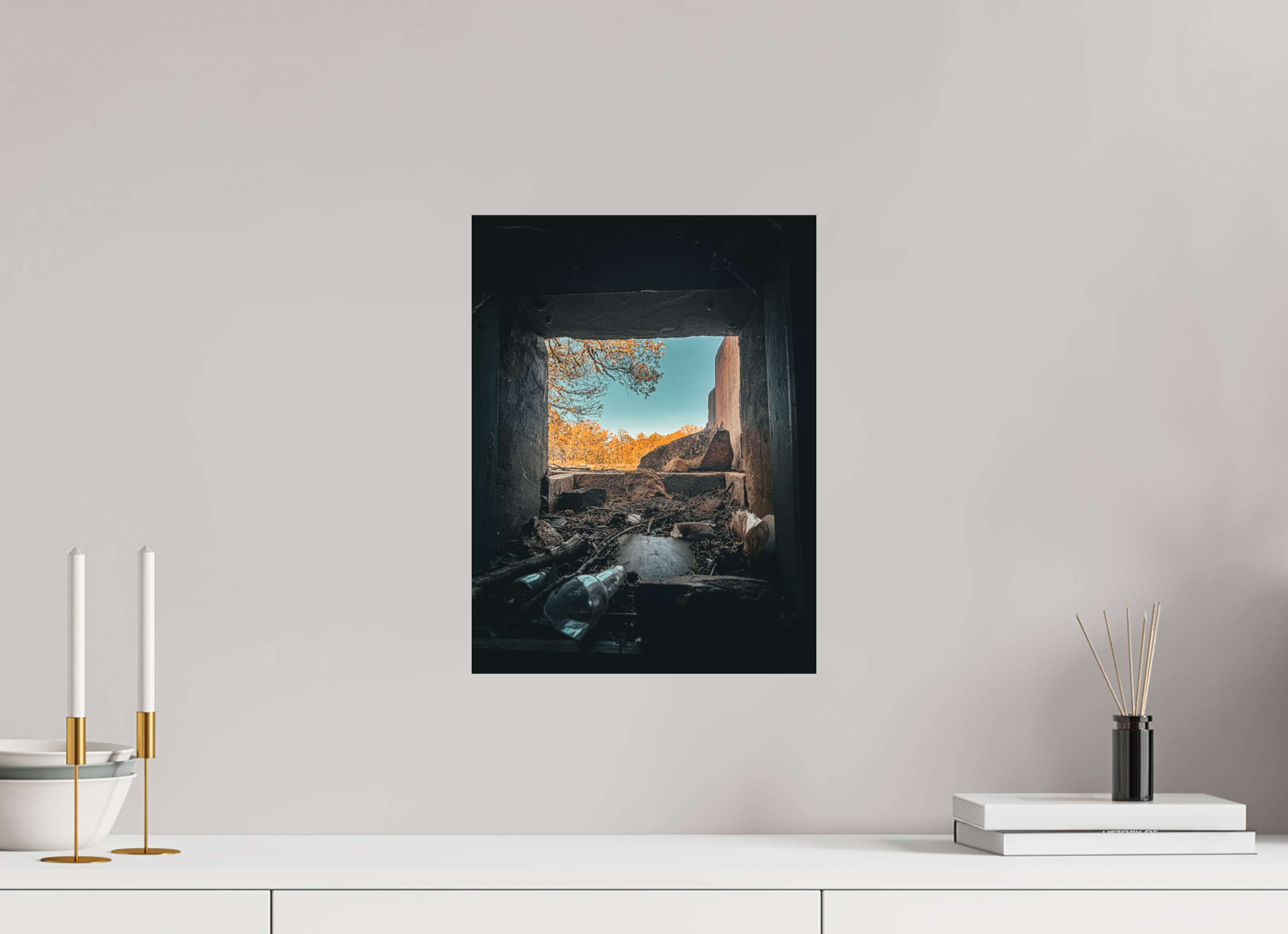 12 x 16″, Photo Print On Fuji Crystal DP II Basement Window