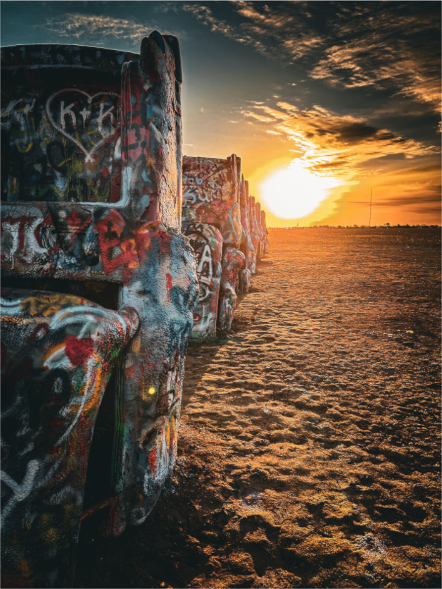 Main image Cadillac Ranch Sunrise
