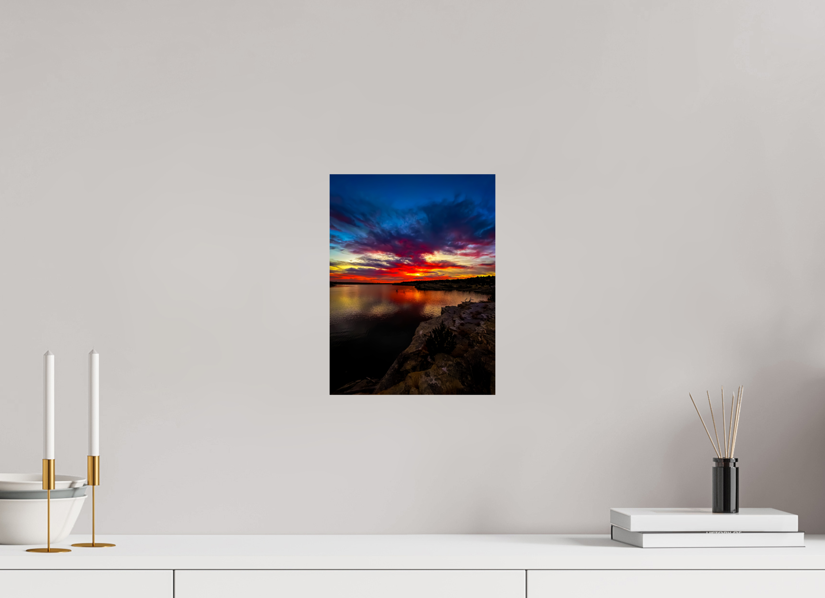 9 x 12″, Photo Print On Fuji Crystal DP II Clayton Sunset