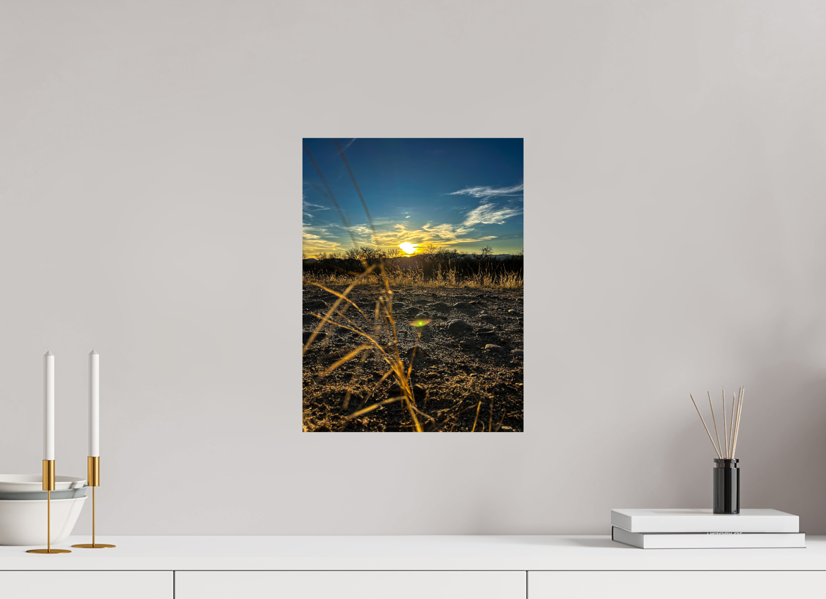 12 x 16″, Photo Print On Fuji Crystal DP II Riverside Sunset