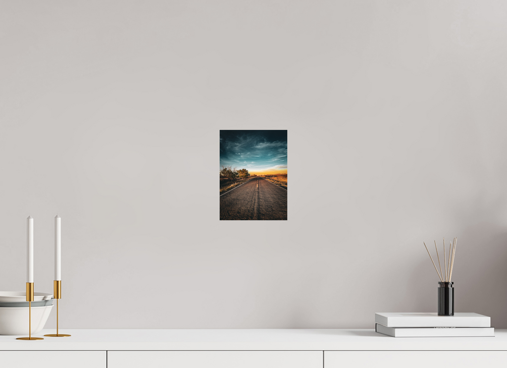 6 x 8″, Photo Print On Fuji Crystal DP II Lonely Road