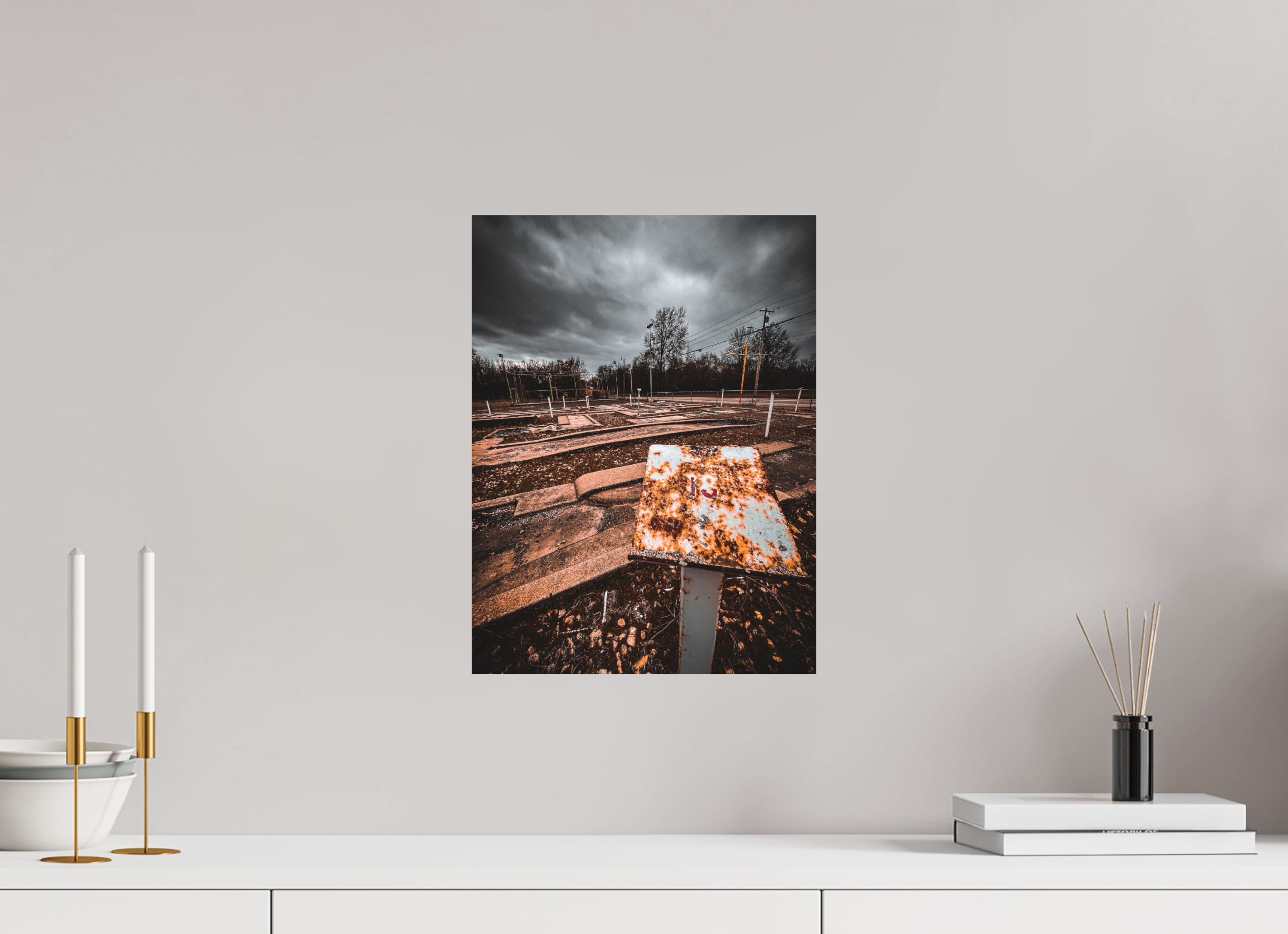 12 x 16″, Photo Print On Fuji Crystal DP II Abandoned Mini Golf