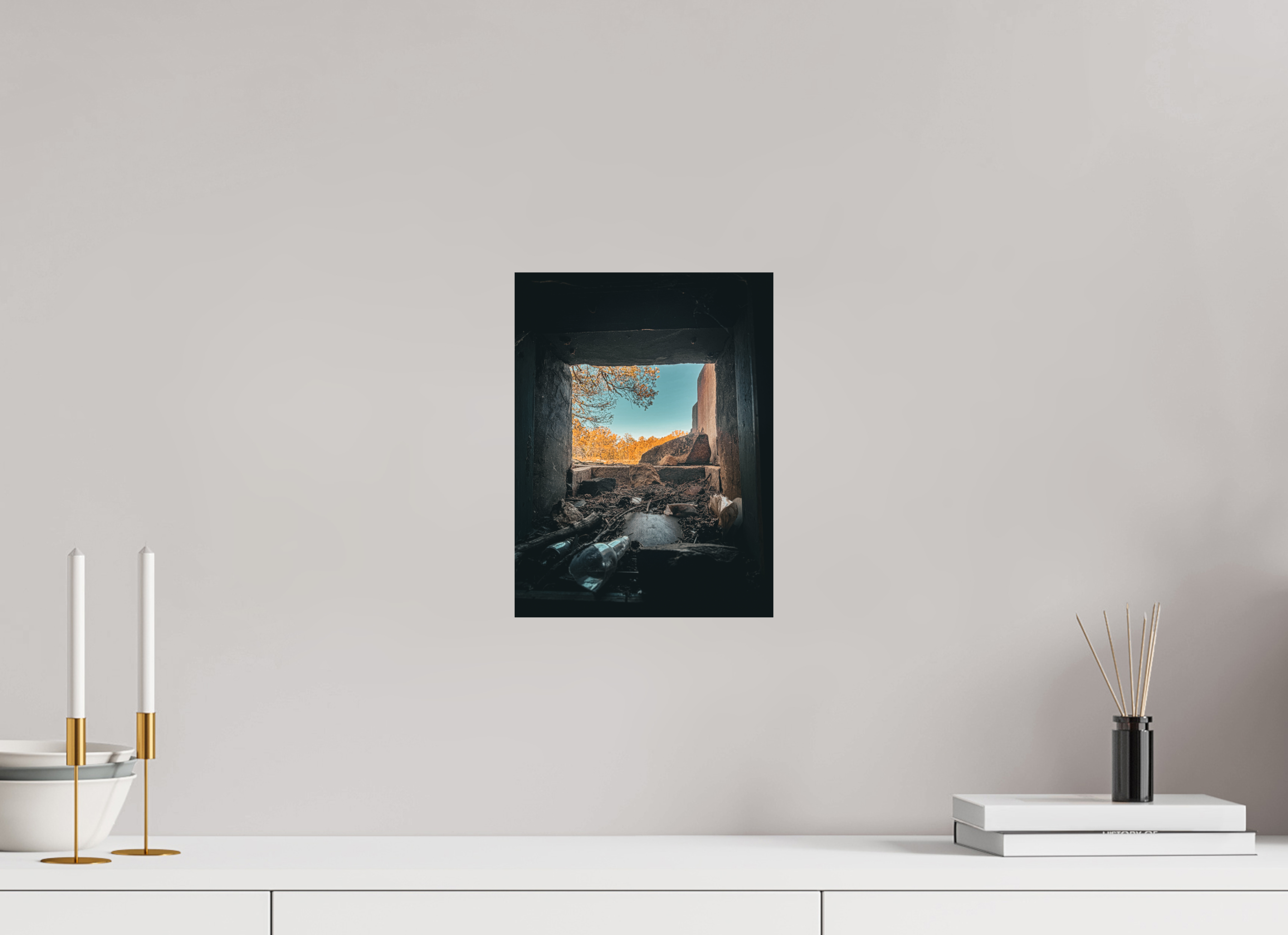 9 x 12″, Photo Print On Fuji Crystal DP II Basement Window