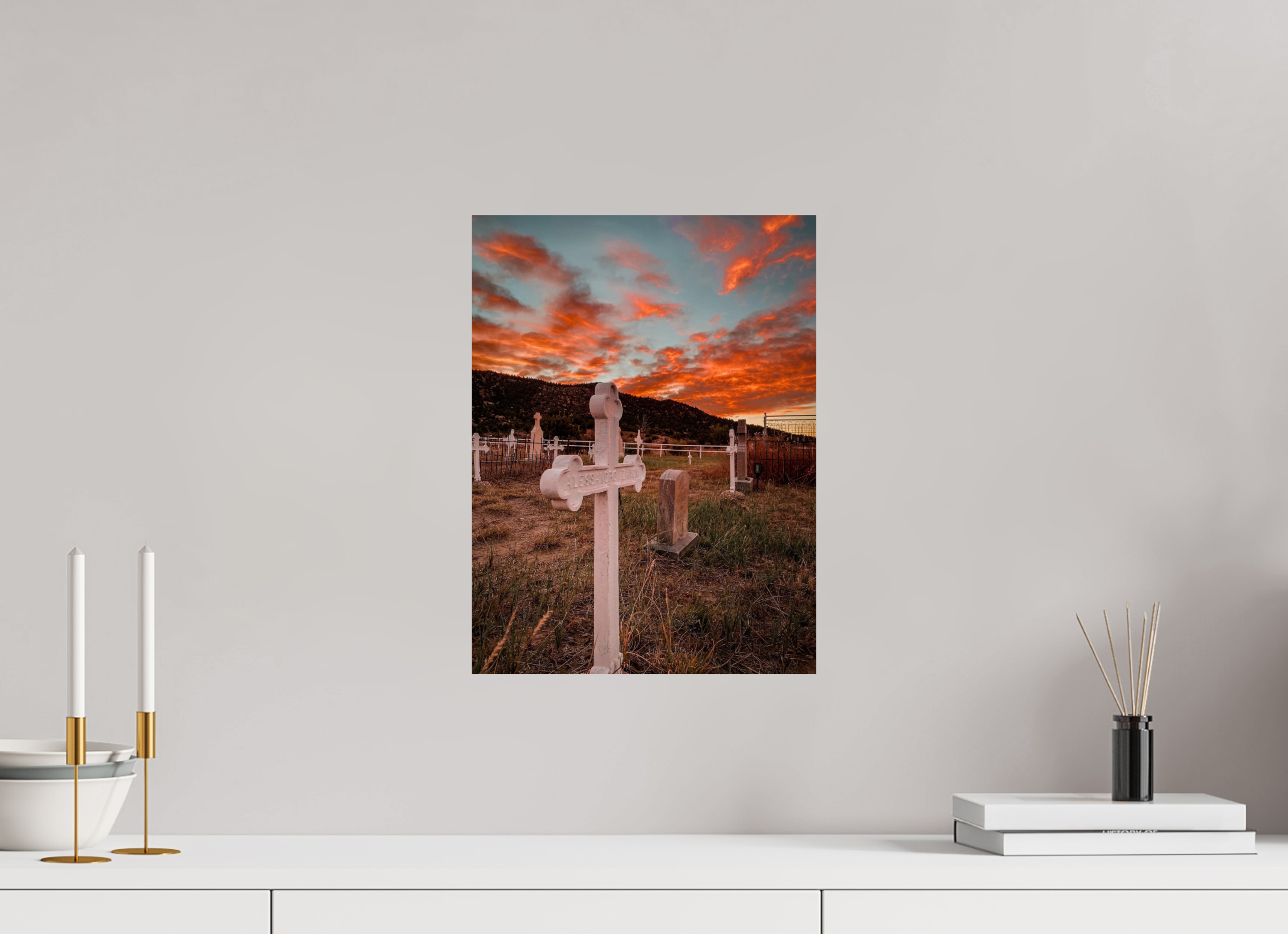 12 x 16″, Photo Print On Fuji Crystal DP II Dawson Cemetery