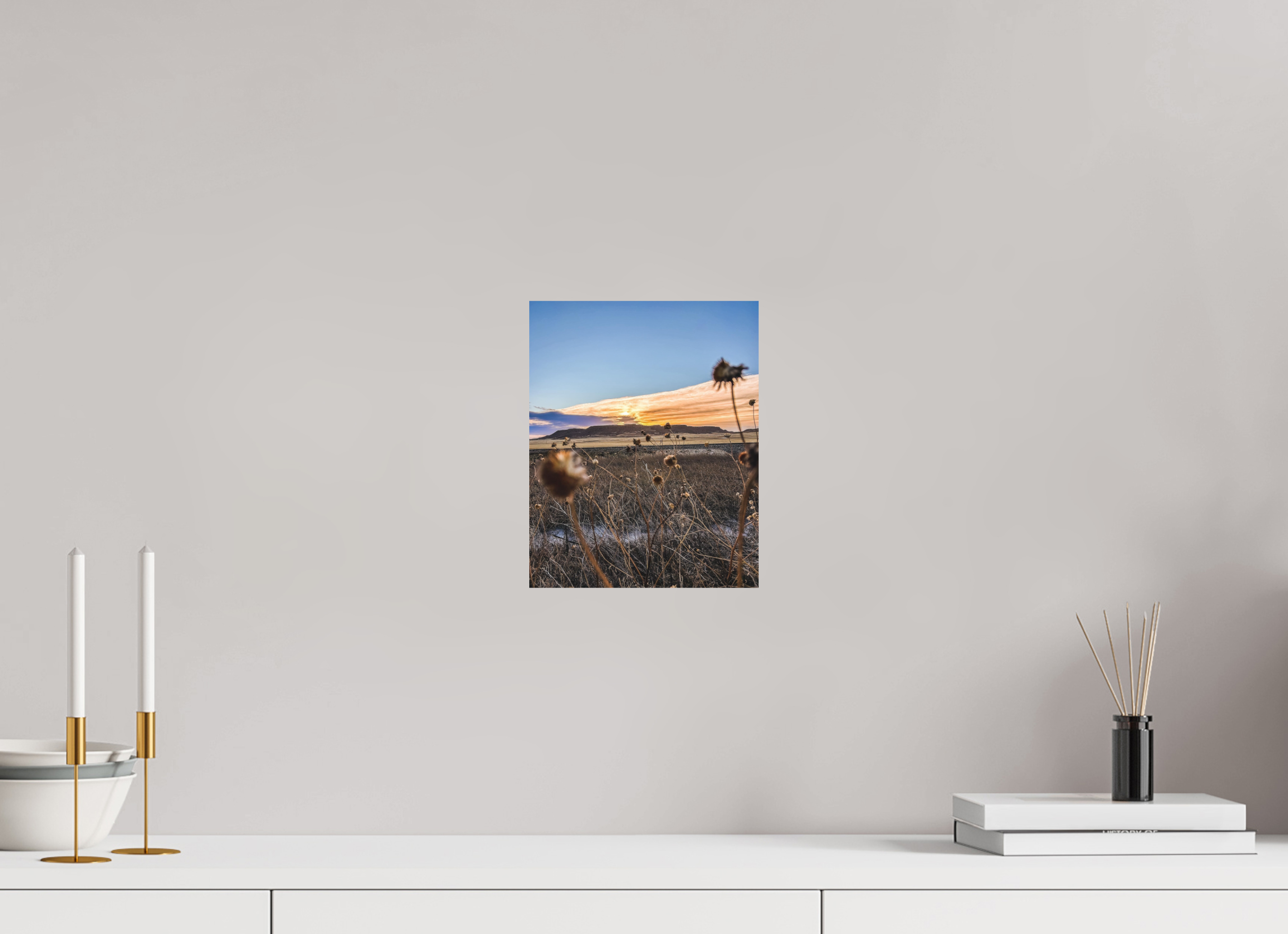 8 x 10″, Photo Print On Fuji Crystal DP II Roadside Sunrise