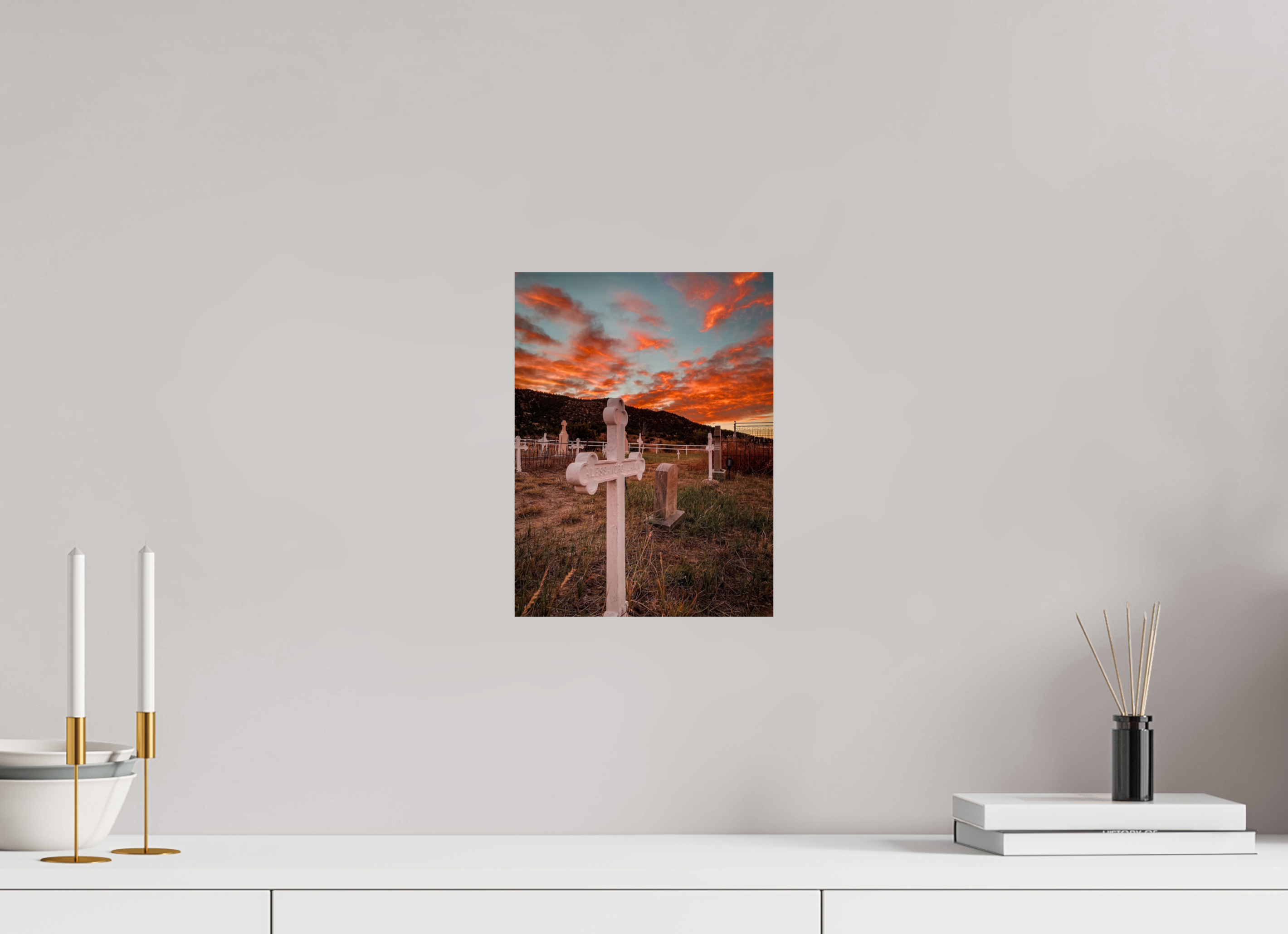 9 x 12″, Photo Print On Fuji Crystal DP II Dawson Cemetery
