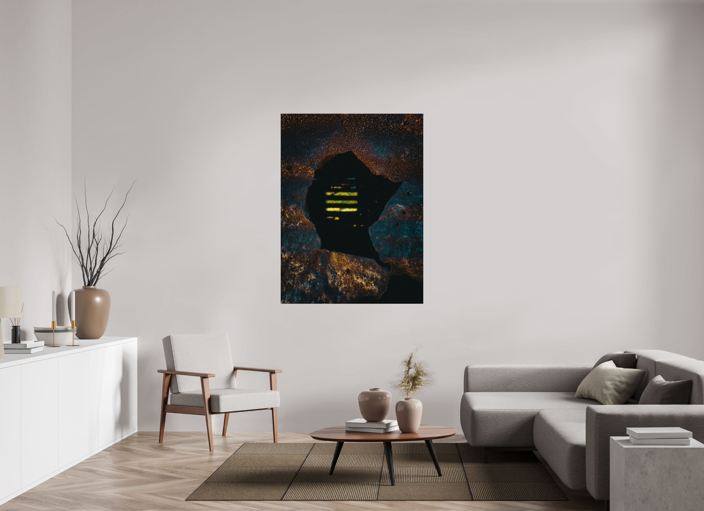 42 x 56″, Photo Print On Fuji Crystal DP II Rusted