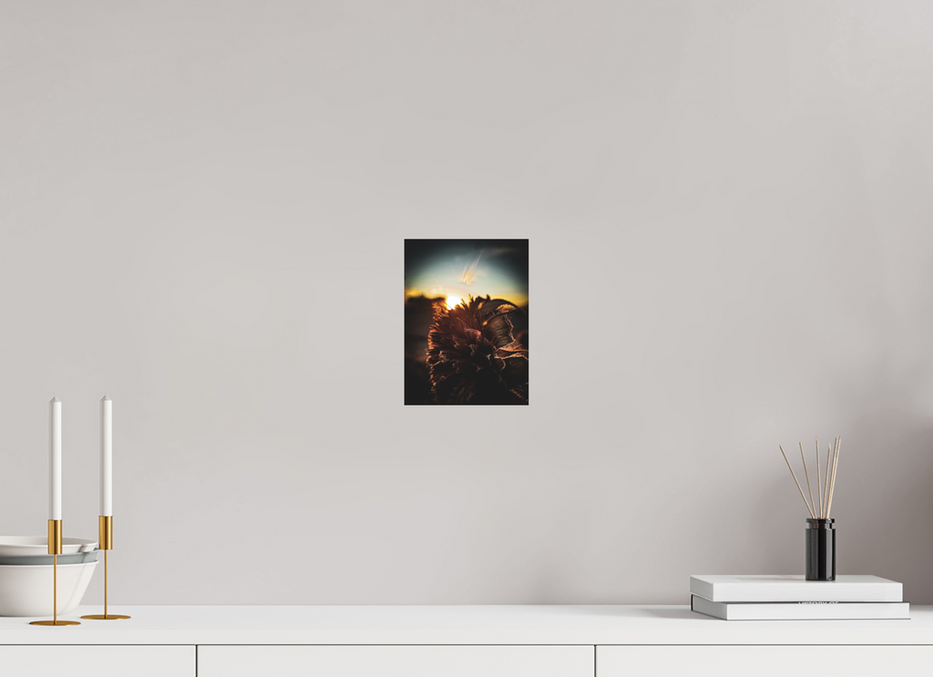 6 x 8″, Photo Print On Fuji Crystal DP II Sunflower By The Railroad