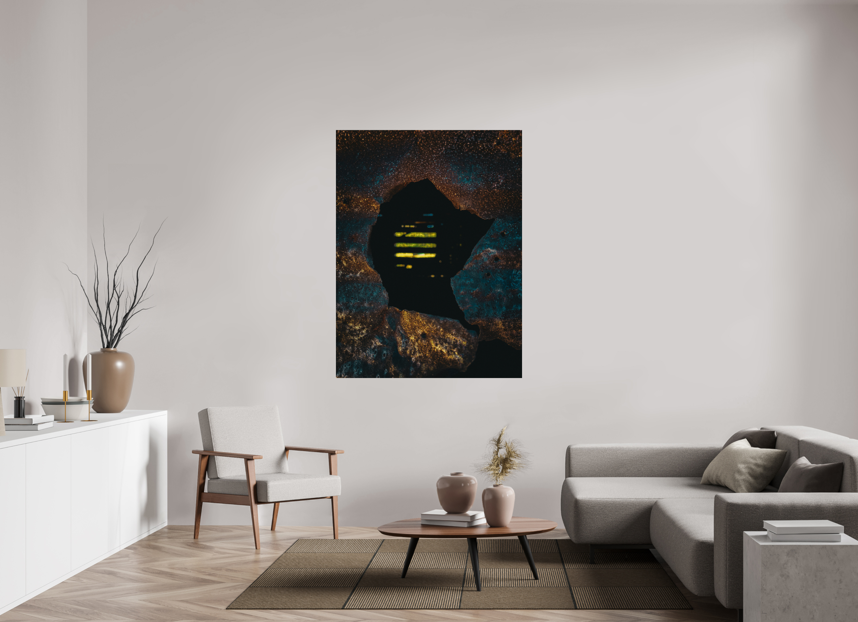 45 x 60″, Photo Print On Fuji Crystal DP II Rusted