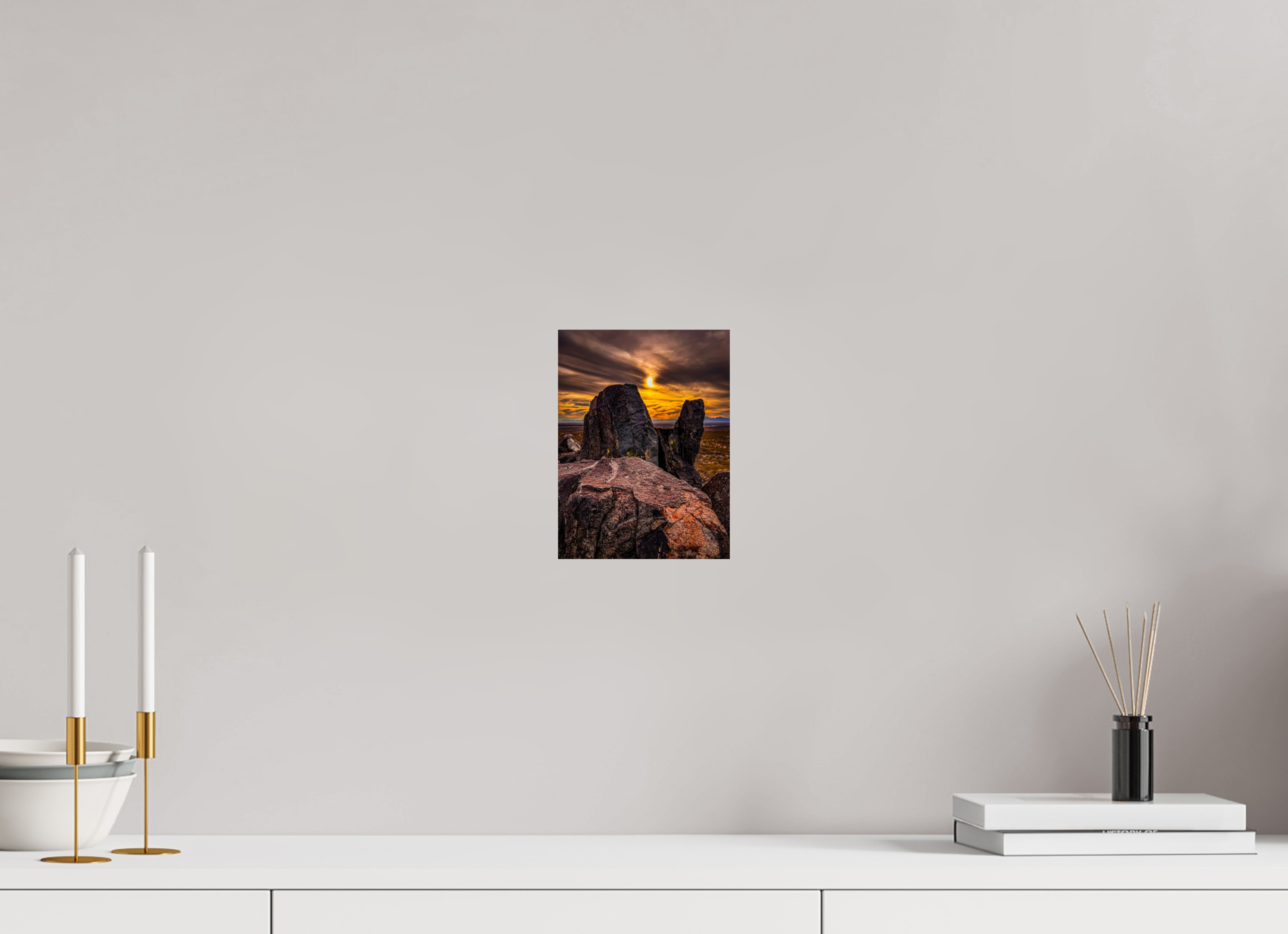 6 x 8″, Photo Print On Fuji Crystal DP II Three Rivers Petroglyphs
