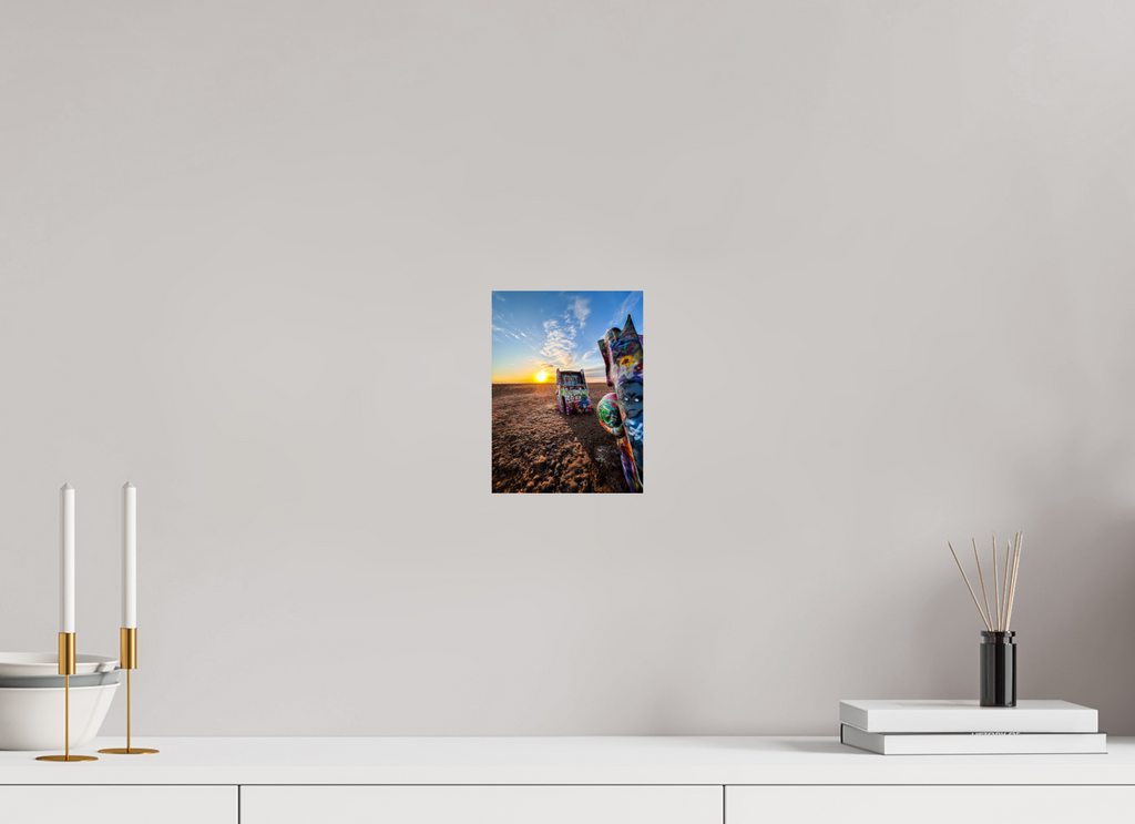 6 x 8″, Photo Print On Fuji Crystal DP II Cadillac Ranch