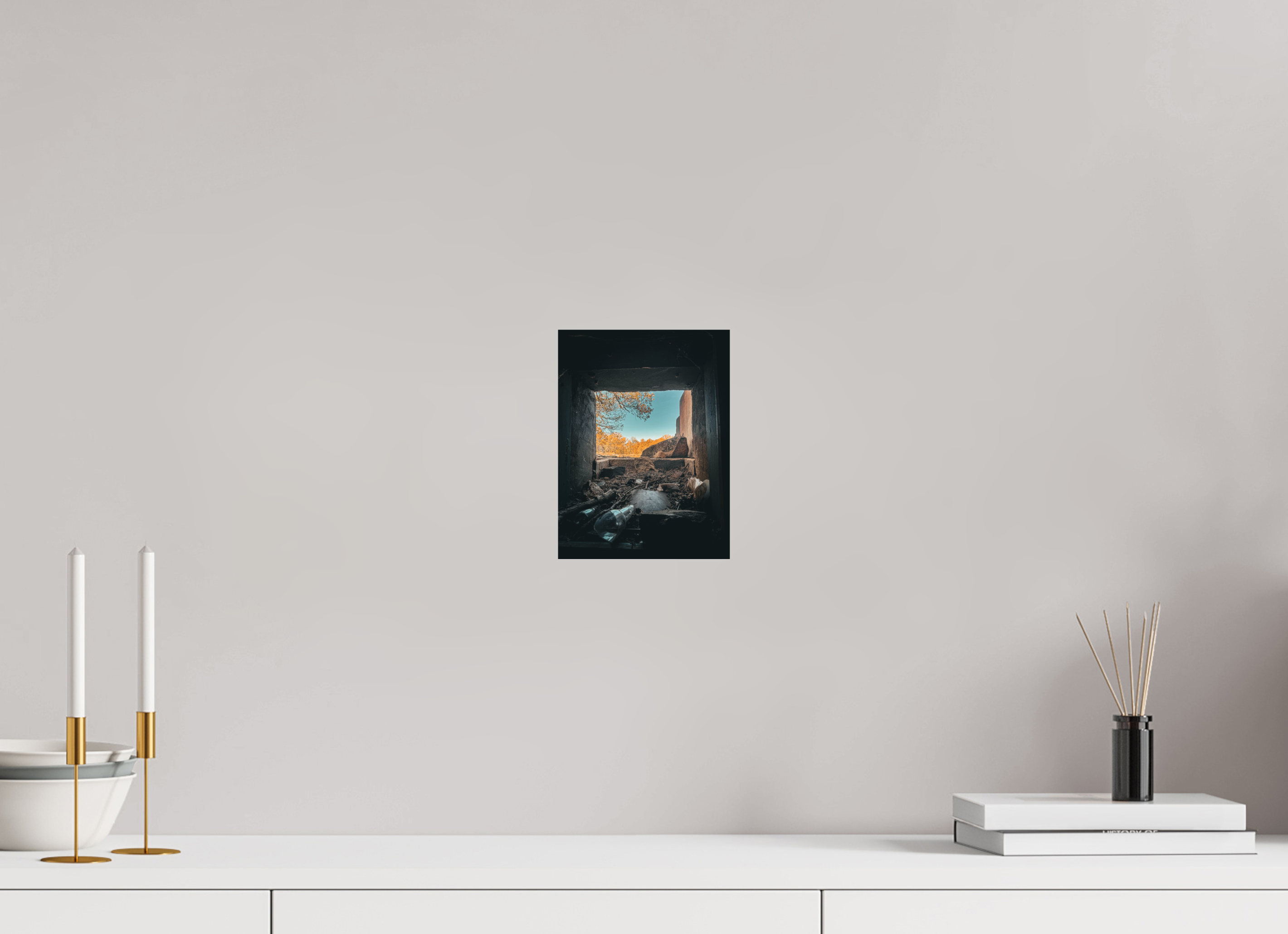 6 x 8″, Photo Print On Fuji Crystal DP II Basement Window