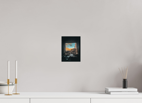6 x 8″, Photo Print On Fuji Crystal DP II Basement Window