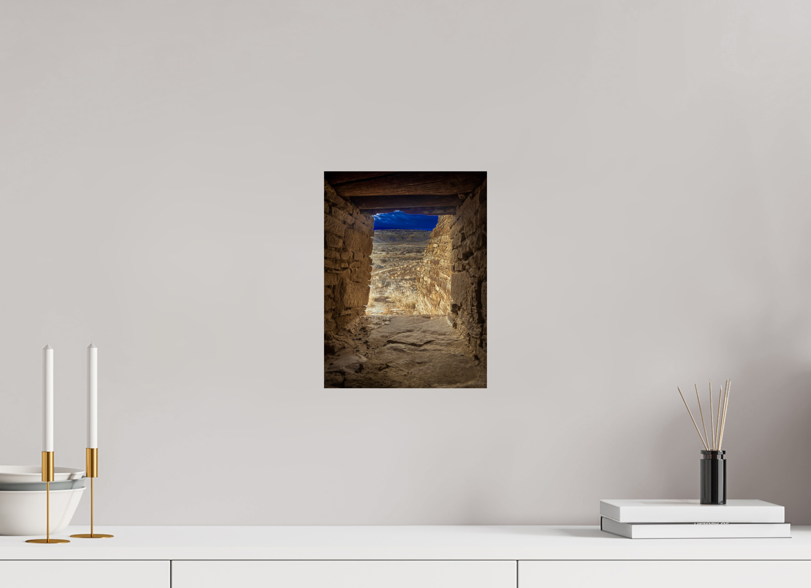 9 x 12″, Photo Print On Fuji Crystal DP II Chaco Canyon Window