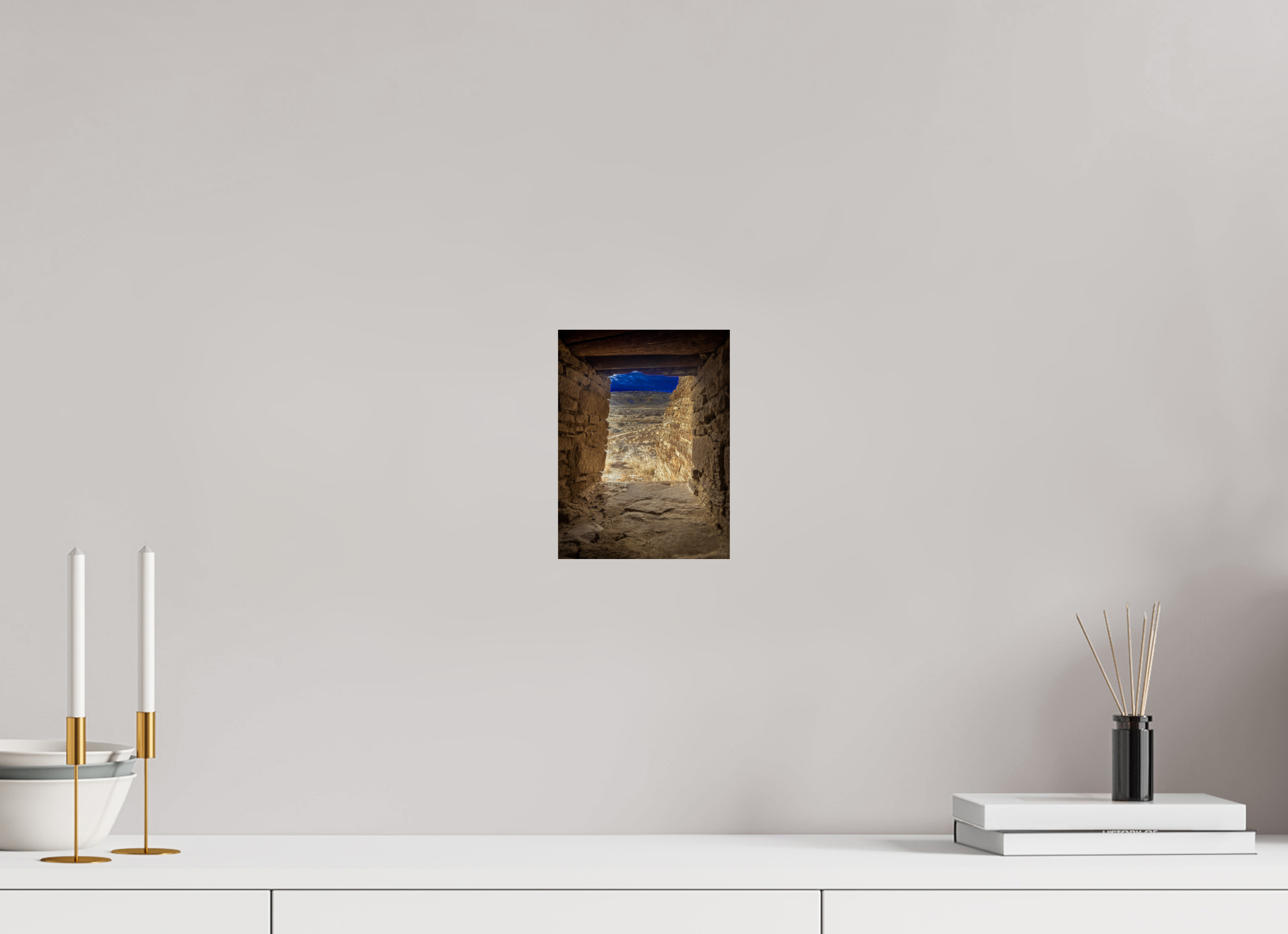 6 x 8″, Photo Print On Fuji Crystal DP II Chaco Canyon Window