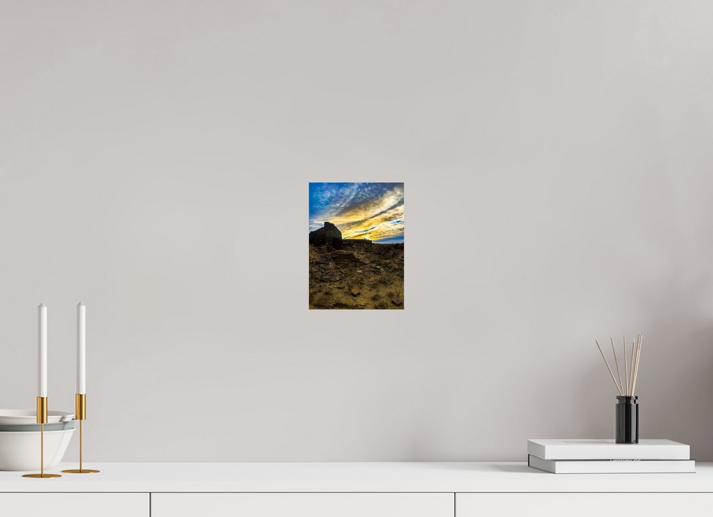 6 x 8″, Photo Print On Fuji Crystal DP II Chaco Canyon Sunrise